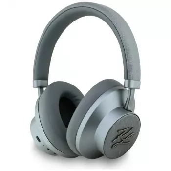 Karl Lagerfeld Auriculares over-ear Bluetooth ANC Grained Initials Gris