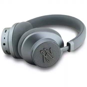 Karl Lagerfeld Auriculares over-ear Bluetooth ANC Grained Initials Gris