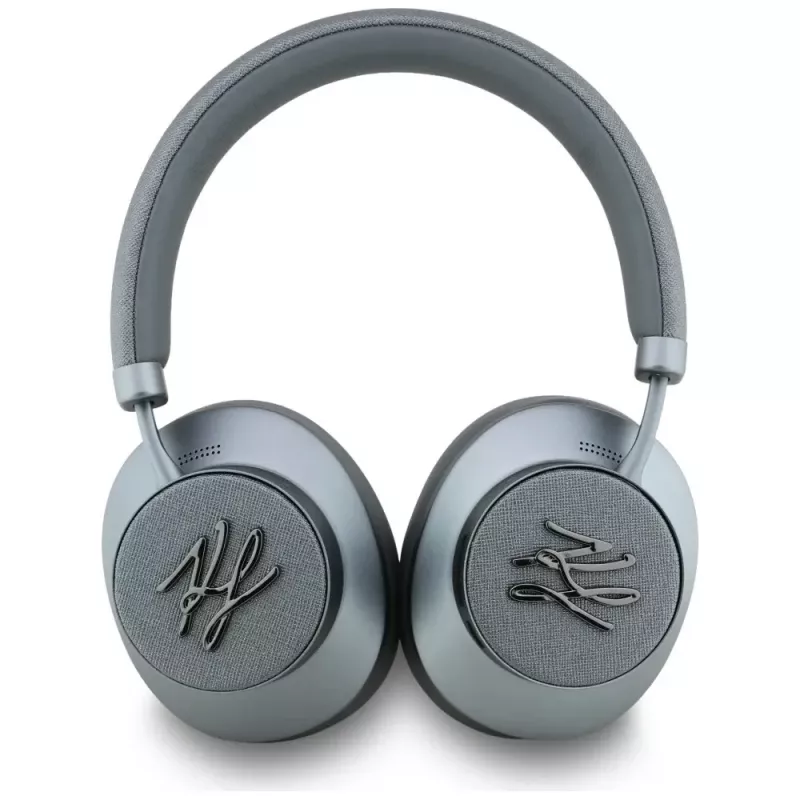 Karl Lagerfeld Auriculares over-ear Bluetooth ANC Grained Initials Gris
