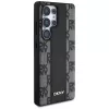 DKNY Funda MagSafe Piel Checkered Pattern para Samsung Galaxy S25 Ultra Negro