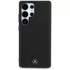 MERCEDES-BENZ Funda Mercedes Leather Debossed Lines MagSafe para Samsung Galaxy S25 Ultra Negro