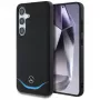 MERCEDES-BENZ Funda Mercedes Leather Contrasted Blue Horizontal Curve MagSafe para Samsung Galaxy S25 Negro