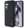 MERCEDES-BENZ Funda Mercedes Leather Horizontal Debossed Curves MagSafe para Samsung Galaxy S25 Negro