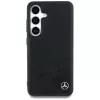 MERCEDES-BENZ Funda Mercedes Leather Horizontal Debossed Curves MagSafe para Samsung Galaxy S25 Negro