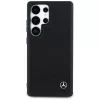 MERCEDES-BENZ Funda Mercedes Leather Horizontal Debossed Curves MagSafe para Samsung Galaxy S25 Ultra Negro