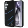 MERCEDES-BENZ Funda MagSafe Silicone Contrasted Curves para Samsung Galaxy S25, Negro