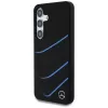 MERCEDES-BENZ Funda MagSafe Silicone Contrasted Curves para Samsung Galaxy S25, Negro