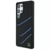 MERCEDES-BENZ Funda MagSafe Silicone Contrasted Curves para Samsung Galaxy S25 Ultra Negro