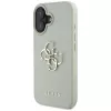 Guess Funda trasera Grained Big 4G Logo Small Classic para iPhone 16 - Verde