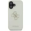 Guess Funda trasera Grained Big 4G Logo Small Classic para iPhone 16 - Verde