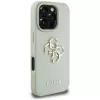 Guess Funda trasera Grained Big 4G Logo Small Classic Logo para Apple iPhone 16 Pro Max - Verde