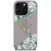 Guess Grained Roses Big 4G Logo funda para Apple iPhone 16 Pro Max - lila