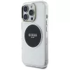 Guess IML Metal Colored Circle Classic Logo funda MagSafe para iPhone 16 Pro (negro)
