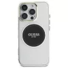 Guess IML Metal Colored Circle Classic Logo funda MagSafe para iPhone 16 Pro Max (negro)
