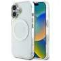 Guess IML Metal Colored Circle Classic Logo funda MagSafe para iPhone 16 (blanco)
