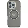 Guess IML Metal Mountain Logo funda MagSafe para iPhone 16 Pro (negro)