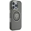 Guess IML Metal Mountain Logo funda MagSafe para iPhone 16 Pro Max (negro)
