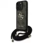 Guess 4G Big Logo funda crossbody con cordón para Apple iPhone 16 Pro - marrón