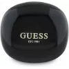 Guess Flat Classic Logo Electroplated auriculares TWS con estuche de carga (negro)
