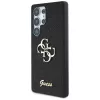 Guess Fixed Glitter Big 4G Metal Logo Funda para Samsung Galaxy S25 Ultra (Negro)