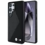 BMW Funda MagSafe de piel Oversized Stripes para Samsung Galaxy S25 Ultra Negro