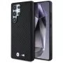 BMW Funda MagSafe de piel Carbon para Samsung Galaxy S25 Ultra Negro