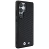 BMW Funda MagSafe de piel Carbon para Samsung Galaxy S25 Ultra Negro