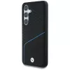 BMW Funda MagSafe de piel TEXTURED y lisa para Samsung Galaxy S25 Negro