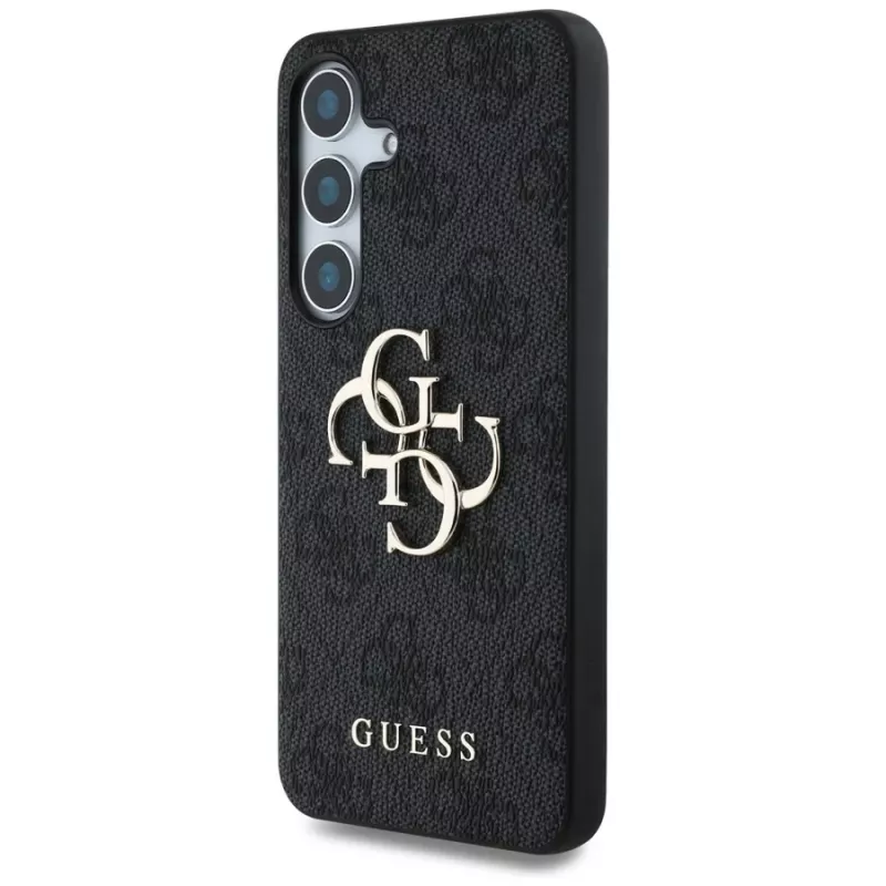 Guess Big 4G Logo Classic Logo Funda para Samsung Galaxy S25 (Negro)