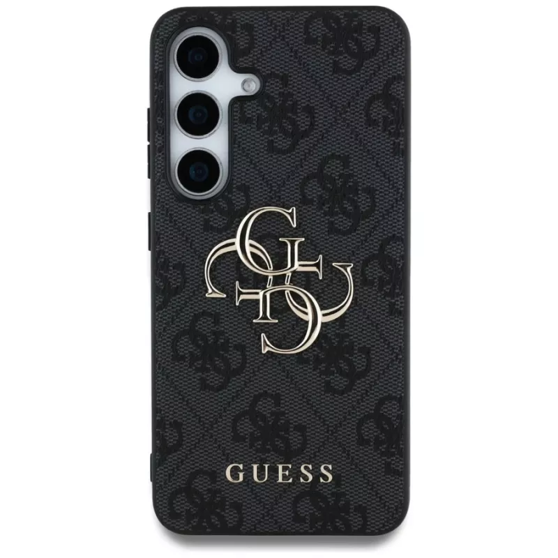 Guess Big 4G Logo Classic Logo Funda para Samsung Galaxy S25 (Negro)