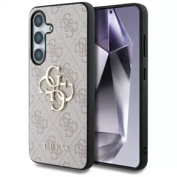 Guess Big 4G Logo Classic Logo Funda para Samsung Galaxy S25+ (Rosa)