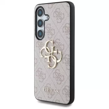 Guess Big 4G Logo Classic Logo Funda para Samsung Galaxy S25+ (Rosa)