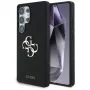 Guess Silicone Big 4G Logo Bottom Script Funda para Samsung Galaxy S25 Ultra - Negro