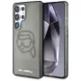 Karl Lagerfeld Funda Rhinestones Karl Head Logo para Samsung Galaxy S25 Ultra, negro