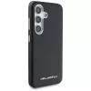 Karl Lagerfeld Funda MagSafe Saffiano FullWrapped Elongated Metal Logo para Samsung Galaxy S25, negro