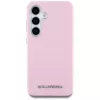 Karl Lagerfeld Funda MagSafe Saffiano FullWrapped Elongated Metal Logo para Samsung Galaxy S25, rosa