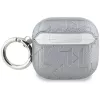 Karl Lagerfeld Funda Monogram Karl Head para AirPods 4 (plateado)