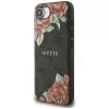 Guess Funda MagSafe 4G Flowers Print para iPhone 16e / 17e, negro