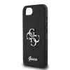 Guess Funda Fixed Glitter Big 4G para iPhone 16e (negro)