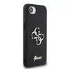 Guess Funda Fixed Glitter Big 4G para iPhone 16e (negro)