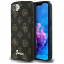 Guess Funda MagSafe Peony Script Logo para Apple iPhone 16e / 17e, negro