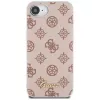 Guess Funda MagSafe Peony Script Logo para iPhone 16e / 17e, marrón