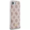 Guess Funda MagSafe Peony Script Logo para iPhone 16e / 17e, marrón
