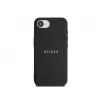 Guess Funda MagSafe Grained Ring para iPhone 16e (negro)