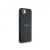Guess Funda MagSafe Grained Ring para iPhone 16e (negro)