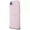 Guess Funda MagSafe Grained Ring para Apple iPhone 16e (rosa)
