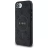 Guess Funda MagSafe 4G Ring Classic Logo para iPhone 16e (negro)