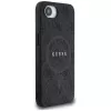 Guess Funda MagSafe 4G Ring Classic Logo para iPhone 16e (negro)