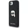 Karl Lagerfeld Funda Monogram Karl Head Pin para iPhone 16e / 17e, negro
