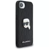 Karl Lagerfeld Funda Monogram Karl Head Pin para iPhone 16e / 17e, negro